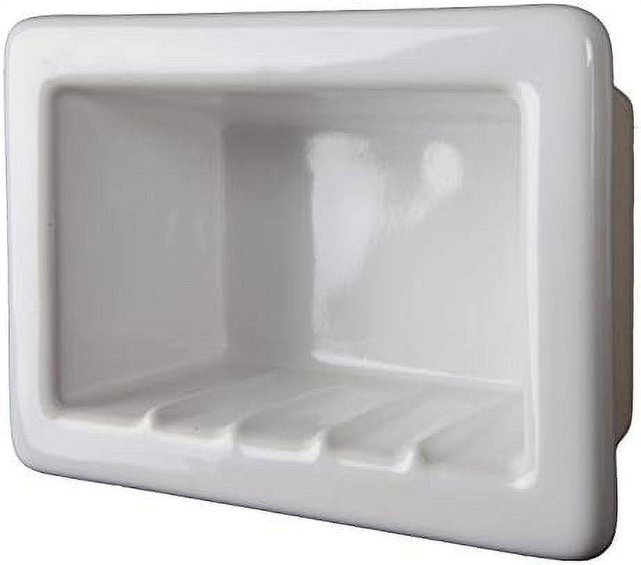 Soap Made Ceramic Recessed Soap Niche, Easy to Install, Easy to Clean