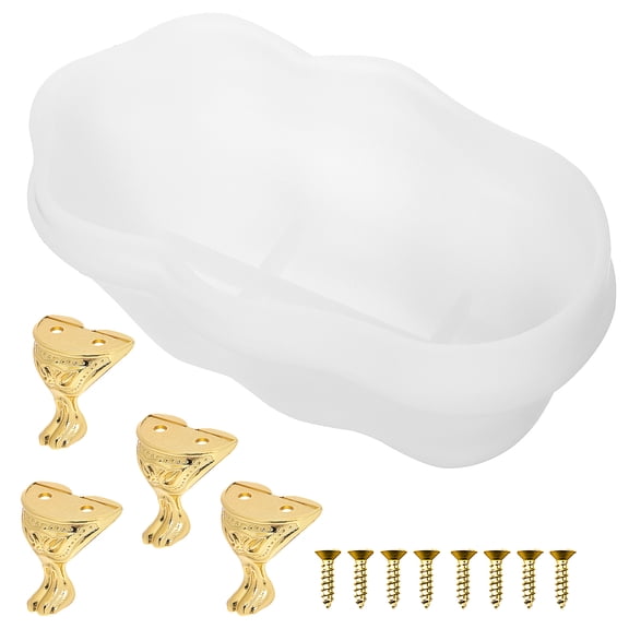 FESTFENDS Reusable Epoxy Resin Mold in Assorted Colors, 1 Piece, Size 6.88 x 3.93 x 3.14 Inches for Crafting