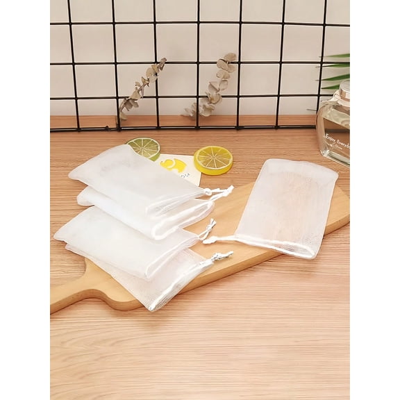 Soap Net, Soap Bag, Soap Pouch, Soap Storage Bag, Soap Bubble Bag 5PC