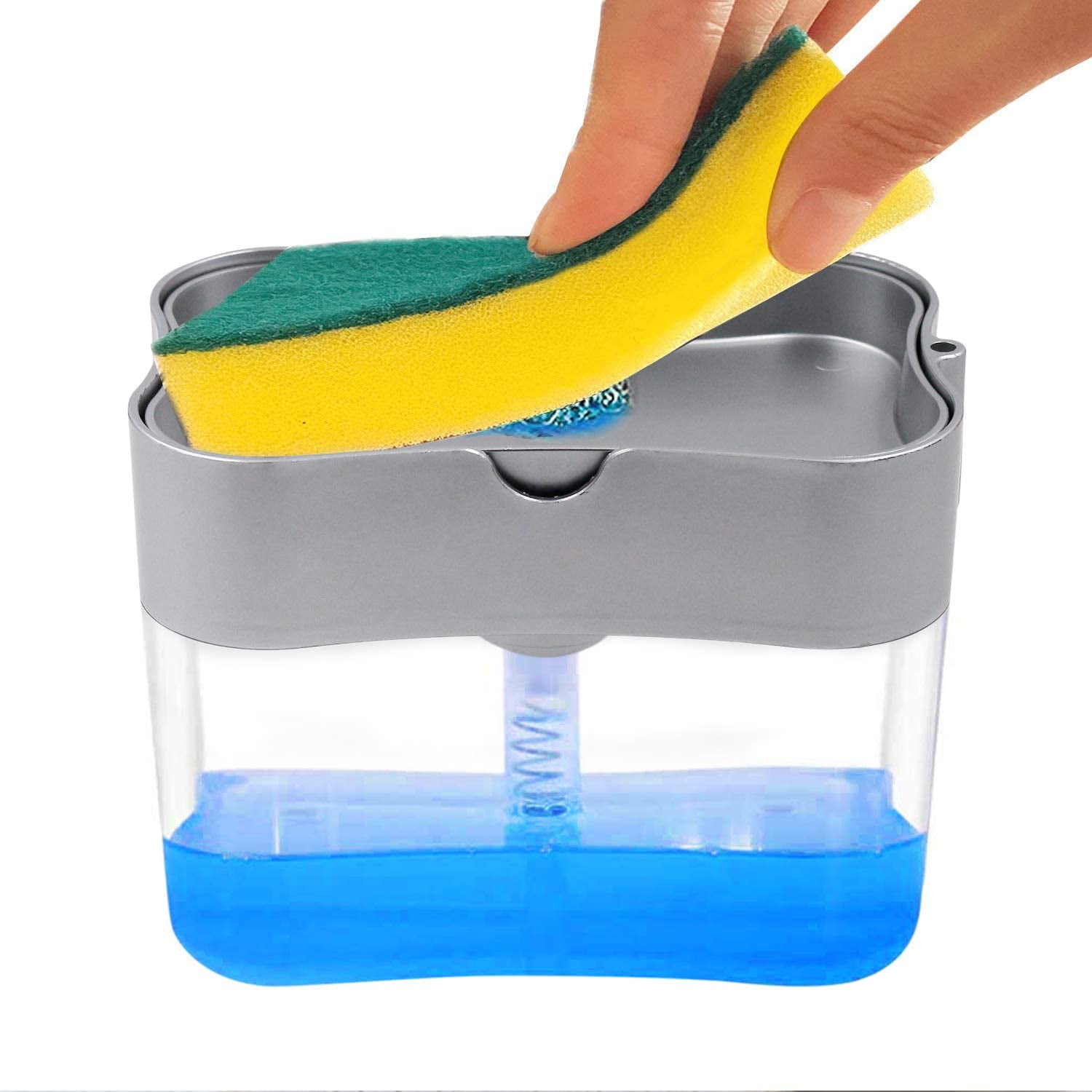 Dish Soap Dispenser Detergent Squeezer for Kitchen Sink Dish Washing, –  Crystal Collection USA