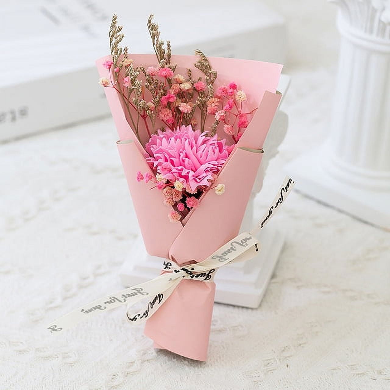 Soap Rose Bouquet Valentines Day Gift For Friends Wedding Bouquet Home