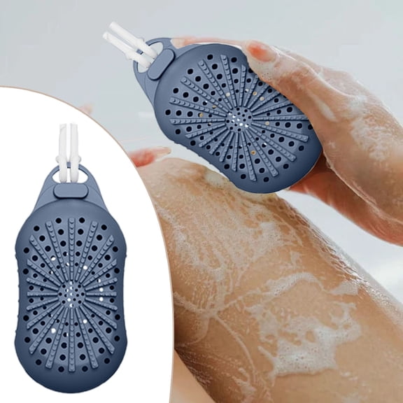 Soap Saver Cozival Silicone Soap Saver Bag, Exfoliating Loofah Scrubber for Bar Soap, Body Wash Pouch for Shower and Bathroom, Gentle on Skin, Soap Scrubber, D