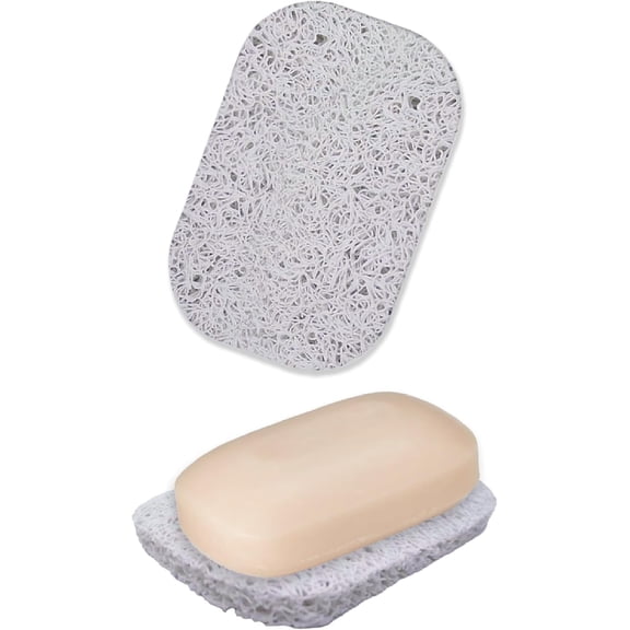 Soap Saver Pad – Versatile Soap Holder for Kitchen & Bathroom – Durable Dish for Hand Soap, Shampoo Bars & Dish Soap – Large, Easy-to-Clean Design – Ideal for Travel – 1 Pack