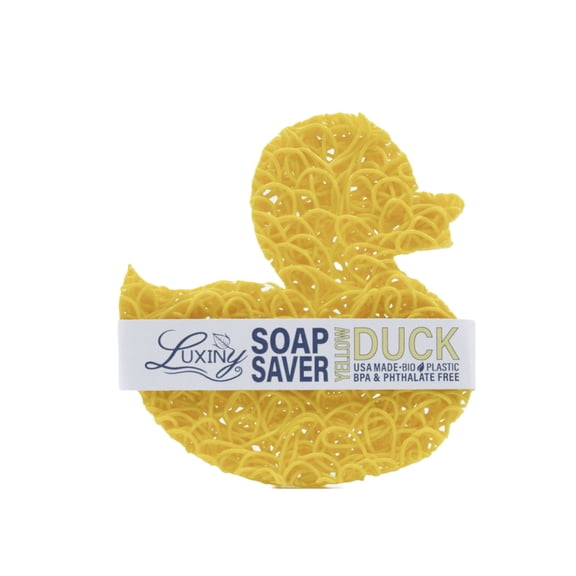 Soap Savers for bar soap, American Made by Luxiny, Lifts Soap in Soap Dishes & Shower Soap Holders -Handmade Soap Lasts Longer -Made with Environmentally Friendly Bioplastics Yellow Duck