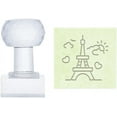 thumbnail image 1 of Soap Stamp Tower Pattern Acrylic Stamp with Handle Soap Embossing Stamp Soap Chapter Imprint Stamp for Handmade Soap Cookie Clay Pottery Stamp Biscuits Gummier Making Projects, 1 of 9