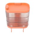 thumbnail image 1 of Soap Stand Cases Box Wall Bar Holder Bathroom Multi-layer with Hook Wall-mounted Plastic, 1 of 6