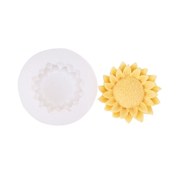 Soap Sunflowers Shape Silicone Hand-Making Tool Silicone Craft Silicone for