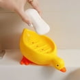 thumbnail image 1 of Soap Tray Self Draining Soap Dish Holder Cute Duck Shape Soap Dish Bathroom Bathtub Kitchen Soap Box for Home & Kitchen, 1 of 7