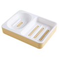 thumbnail image 1 of Soap Tray,Soap Boxes Creative Radish Soap Box Creative Soap Rack Seamless Soap Saver, Tray Soap Holder Easy to wash(yellow), 1 of 3