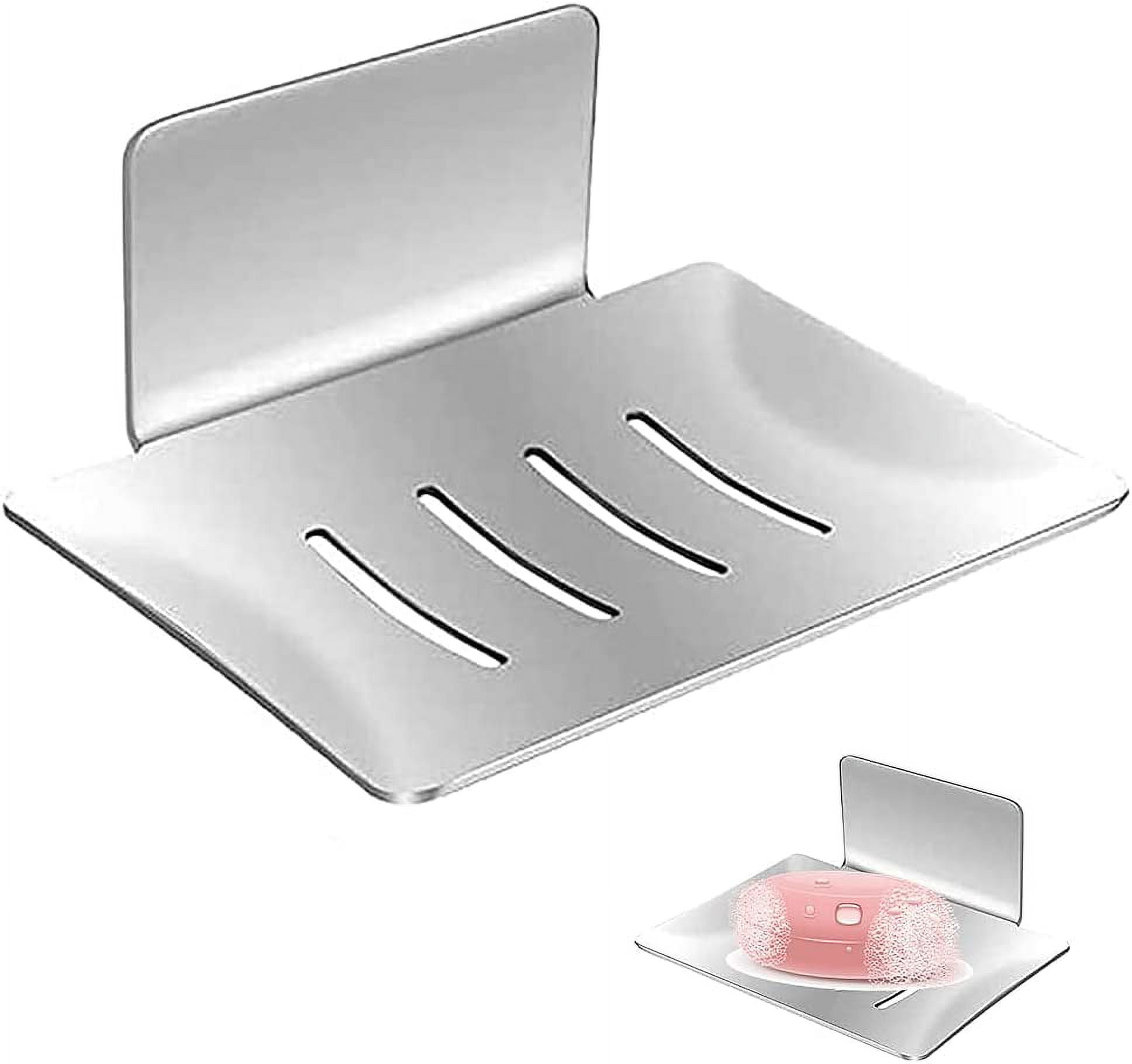 Soap holder without drilling stainless steel selfadhesive soap dish