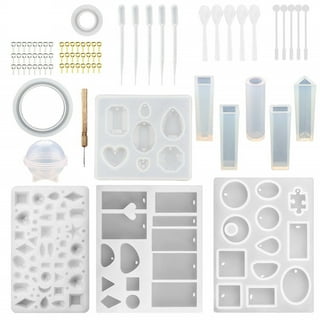 EEEkit Resin Molds, 229pcs Silicone Resin Casting Molds and Tools Kit for  DIY Jewelry Resin Craft Making, Epoxy Resin Making Kit for Resin Casting  Beginner 