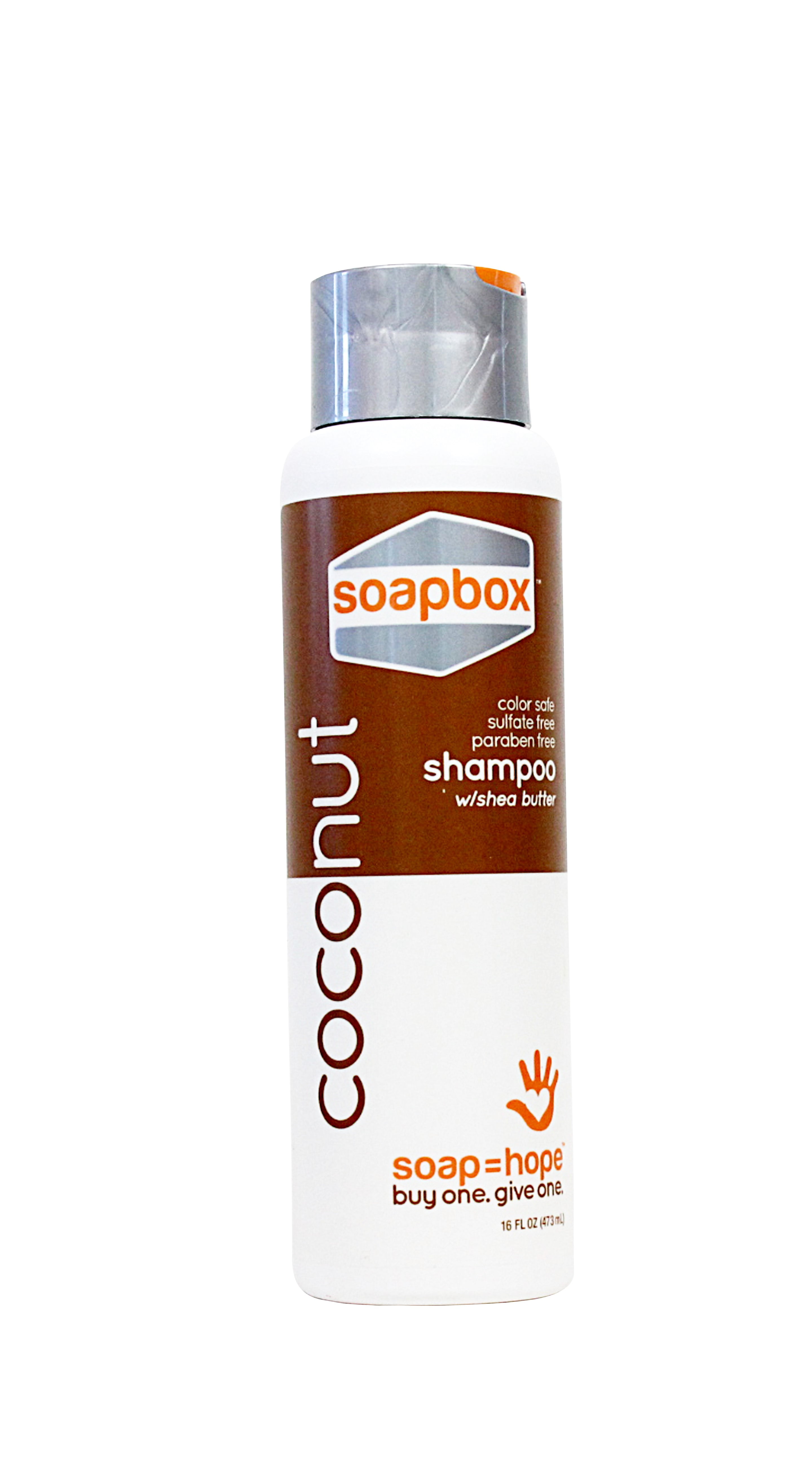 SoapBox Shampoo, Coconut Oil, 16 Oz
