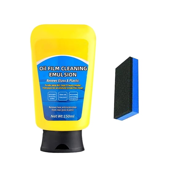 Soapami Oil Film Cleaner, Oil Film Emulsion Glass Cleaner, Oil Film Cleaning Emulsion, Car Windows Quick Effect Coating Agent 1PCS