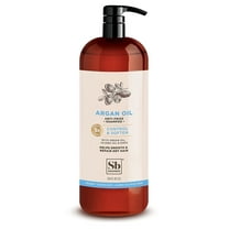 Soapbox Argan Oil Shampoo, Sulfate Free, Paraben Free, Silicone Free, Color Safe, Vegan, Frizz Control, 33.8 Fl Oz