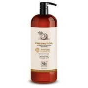 Soapbox Coconut Oil Shampoo, Sulfate Free, Paraben Free, Silicone Free, Color Safe, and Vegan Hair Shampoo 33.8 Ounces