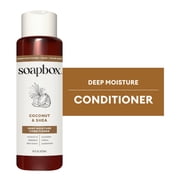 Soapbox Coconut & Shea Deep Moisture Conditioner with Vitamin E and Shea, 16 fl oz