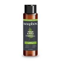 Soapbox Men's Thick and Full 2 in 1 Shampoo and Conditioner with Oak and Cedar Leaf, 16 fl oz