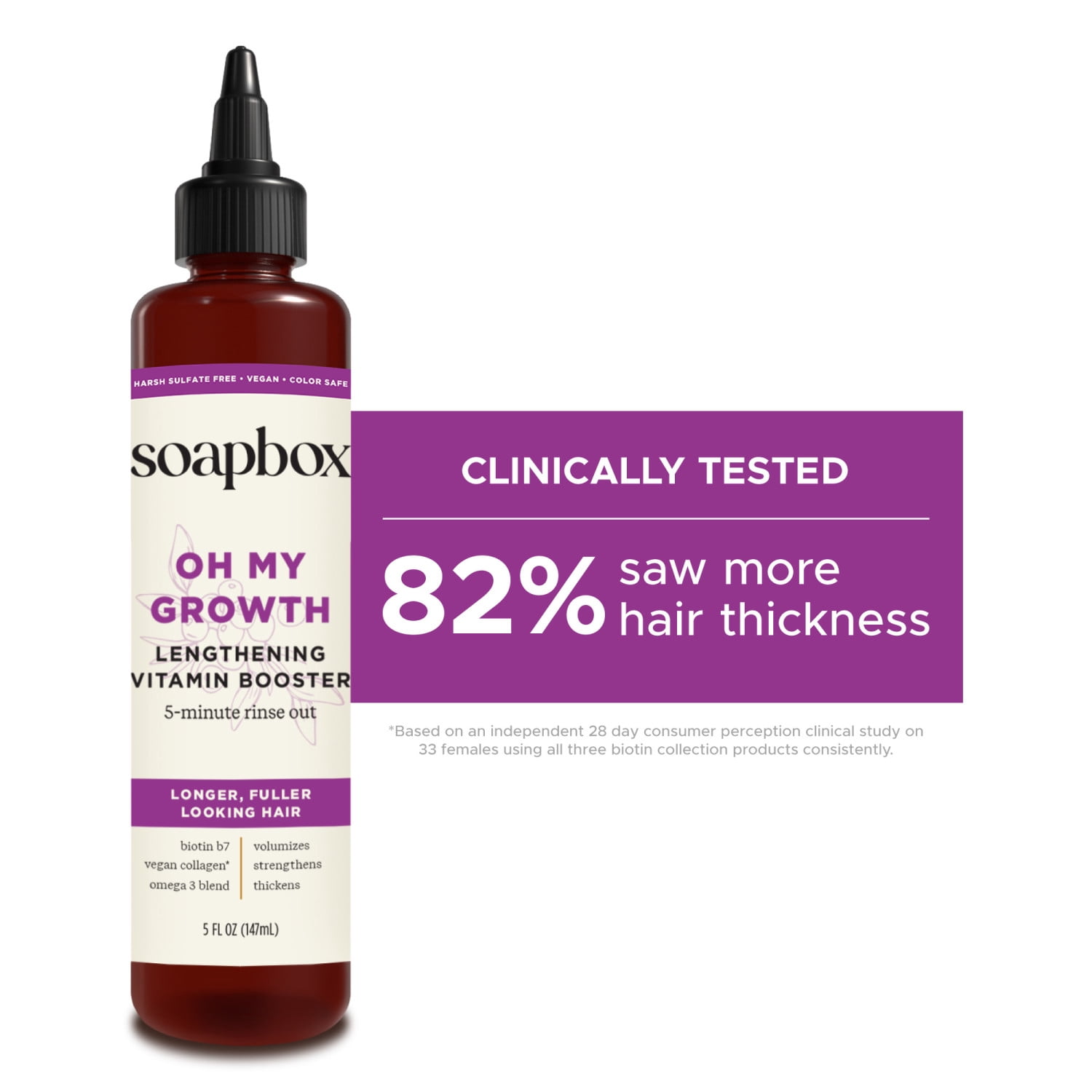 Soapbox Oh My Growth Lengthening Vitamin Booster Rinse-Out