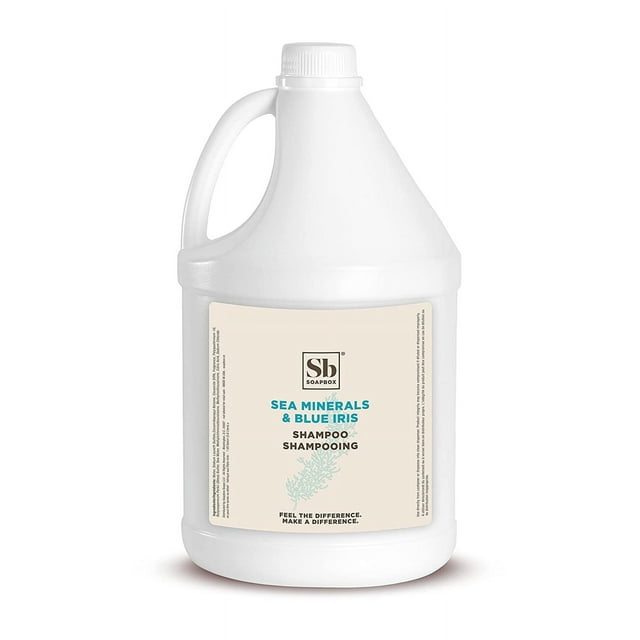 Soapbox Sea Minerals Blue Iris Shampoo Vegan Color Safe Sulfate