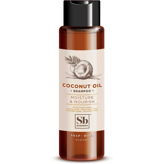 Soapbox Shampoo - Coconut Oil - 16 oz.