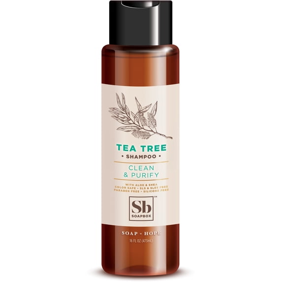 Soapbox Shampoo - Tea Tree - 16 oz. (Pack of 6)