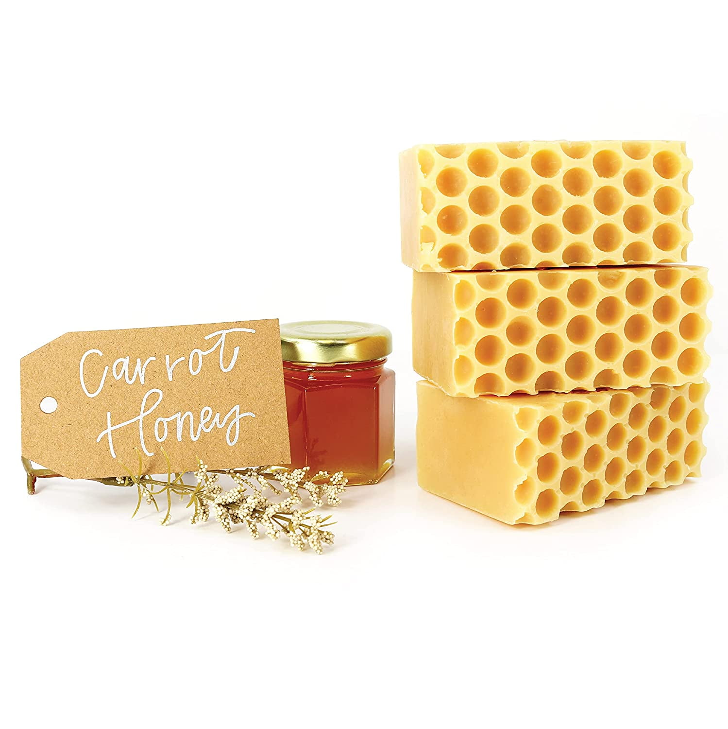 Soapcreek Soap 3 All Natural, Handmade Bars Carrot Scent