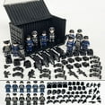 thumbnail image 1 of Soapjuice Elite Military Minifigure Set with Storage Container - Compatible with Building Block Systems, 1 of 4