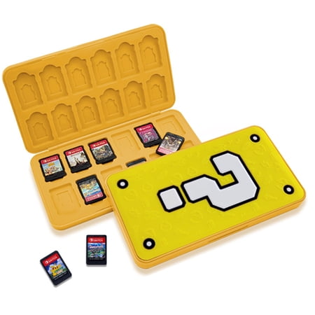 Soapjuice Game Card Case Fit for Nintendo Switch Holds 24 Game Cartridges, Portable Game Storage Protective Card Holder Box for Switch/Switch Lite/Switch OLED Suppor Game Cards & Micro SD Cards