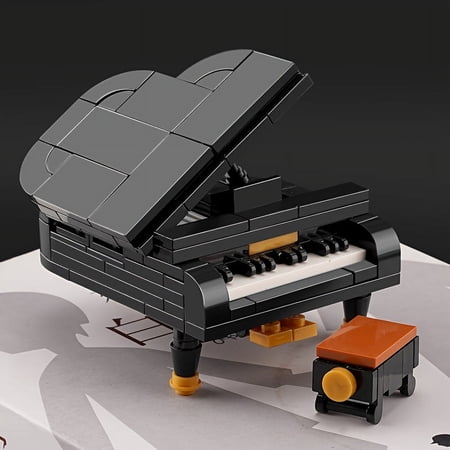 Soapjuice Grand Piano Building Toy Set, Ages 12+, 122 Pieces