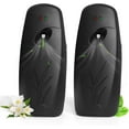 thumbnail image 1 of Soapow 2 Pack Automatic Air Freshener Spray Dispenser, Automatic Timed Scent Dispenser Machines, Wall Mount for Bedrooms Bathrooms Home Office, Hotels, Black, 1 of 8