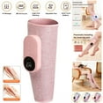 thumbnail image 1 of Soapow Leg Massager for Circulation Air Compression Calf Wraps Massager with 3 Modes & 3 Intensities, Rechargeable Cordless Heat Massager for Pain Relief, Gift, 1 Pcs, Pink, 1 of 9