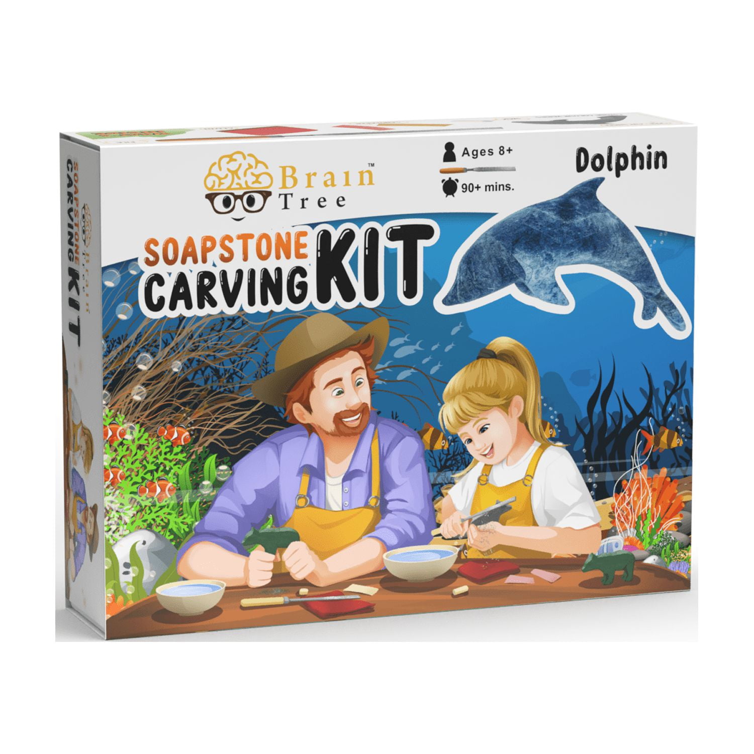 Soapstone Carving Kit and Whittling, Carve Your Own Sculpture