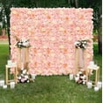 thumbnail image 1 of Soar Dream Floral Wall Backdrop 12 Packs Flower Wall Panel for Wedding Party Decorations, 1 of 6