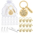 thumbnail image 1 of Soar Trade 36 Pcs Employee Appreciation Gifts Bulk for Coworkers Keychains Organza Bags with Cards for Staff Graduation Favors(Black), 1 of 6