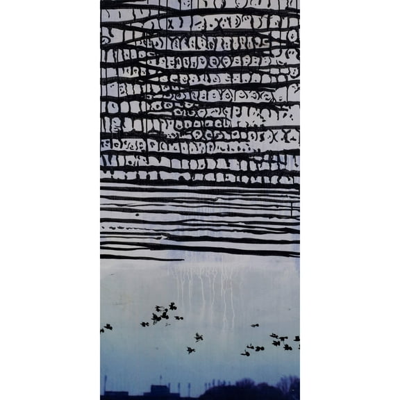 Soaring Birds Painting Print on Wrapped Canvas