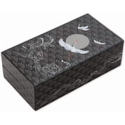 Soaring Cranes 10-Step Secret Puzzle Box   Wooden Brain-Teaser Money Safe