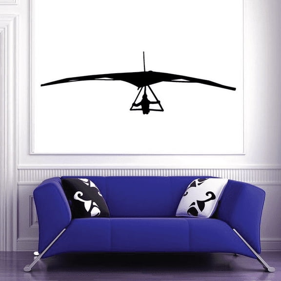 Soaring Hang Glider Decal - 36 Inches