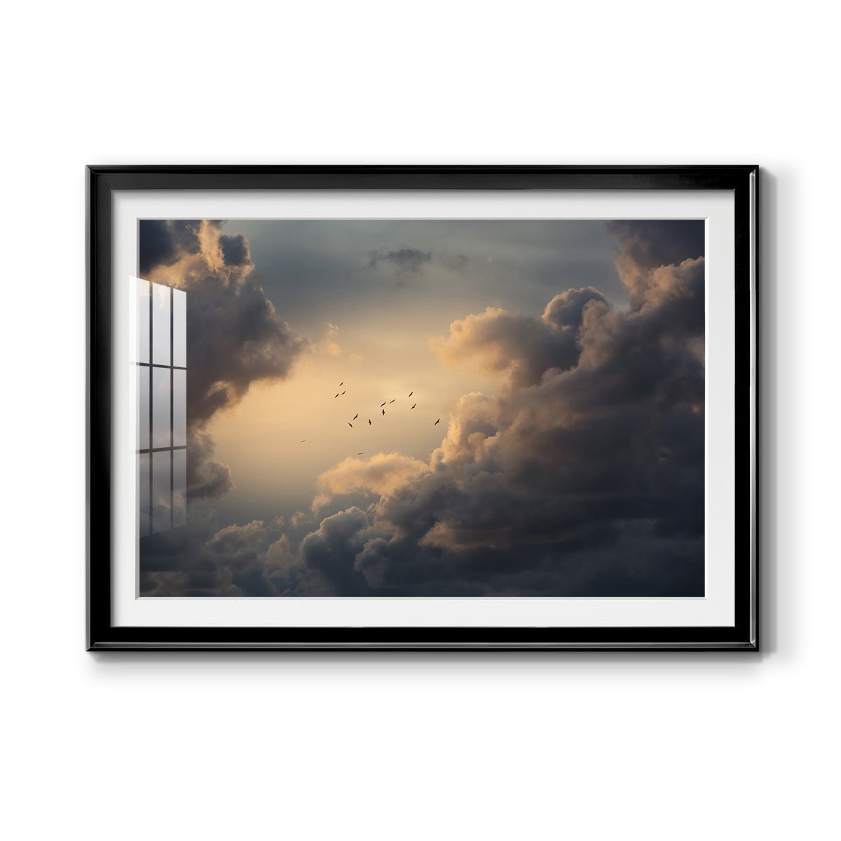 Soaring High Above Premium Framed Print - Ready to Hang