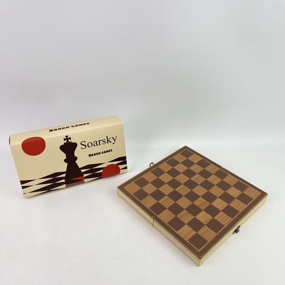 Soarsky Board games,Upgraded Magnetic Chess Set, 15" Tournament Staunton Wooden Chess Board Game Set with Magnets
