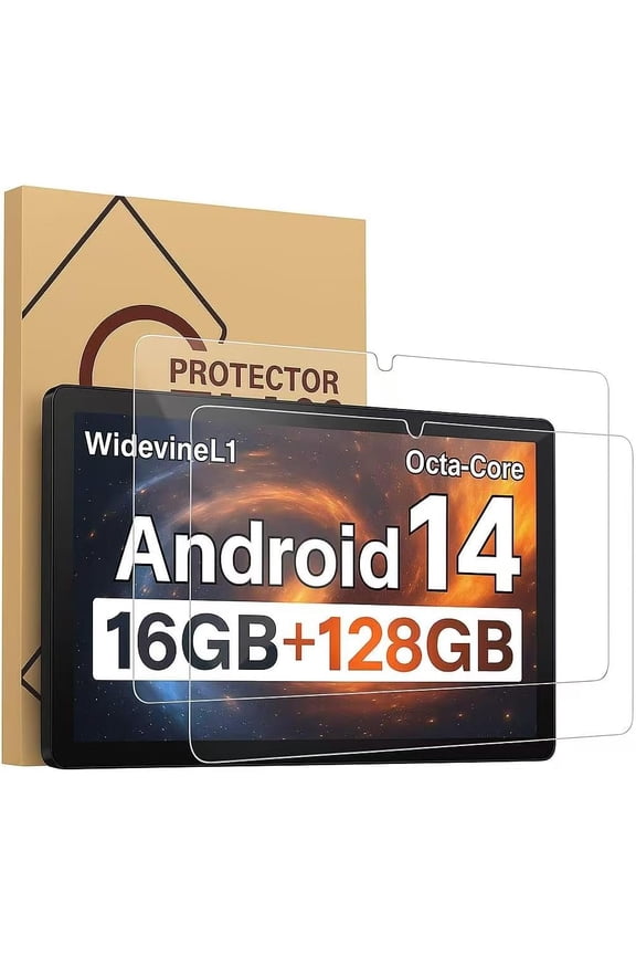 2 Pack Screen Protector for UGRIHACH A7 Android 14 Tablet 11 inch tablet, Anti-Scratch 9H Hardness Touch Sensitive 2.5D Rounded Edges Bubble Free Easy to Install,