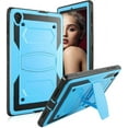 thumbnail image 1 of Soatuto for Alcatel Joy Tab 2 Case / TCL Tab 9048S 8 inch Case , Shockproof Kids Friendly Rugged Sturdy Armmor Cover Case Built-in Kickstand Fit for Alcatel Joy Tab 2 2020 / TCL Model 9048S - Blue, 1 of 7