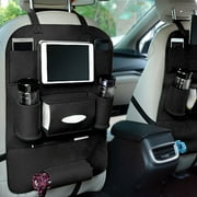 Soatuto Auto Car Seat Back Leather Multi-Pocket Storage Bag Organizer Holder Accessory