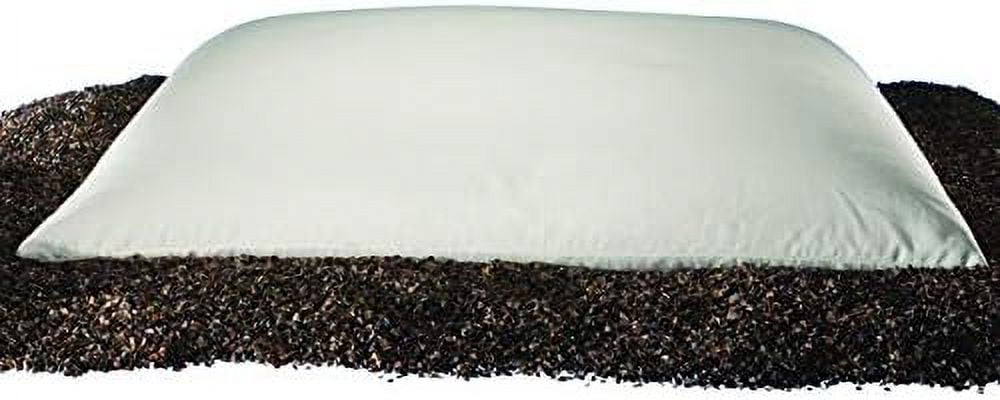 Organic Cotton Cooling Buckwheat Bed Pillow, Rectangular