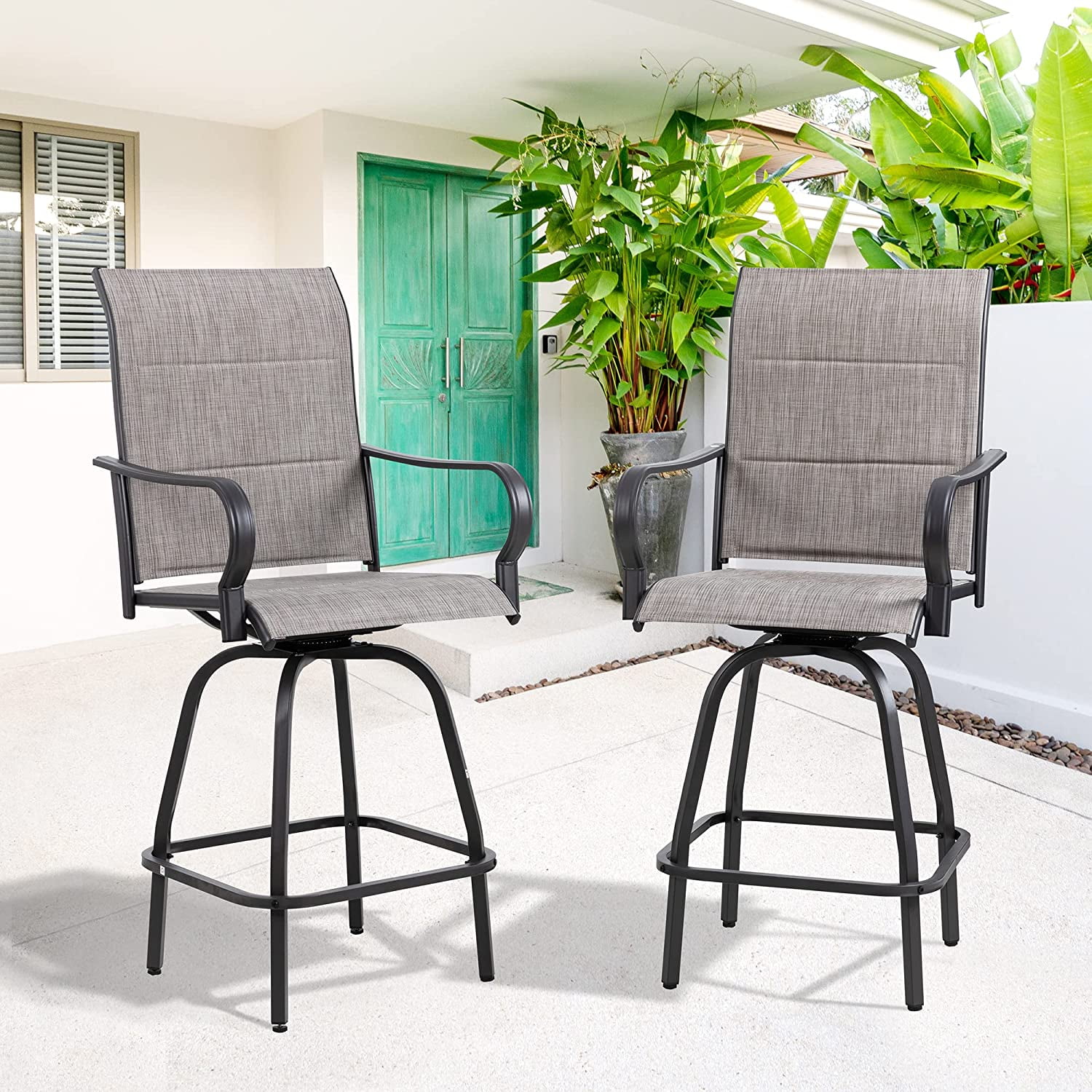 Bar height sling discount back patio chairs