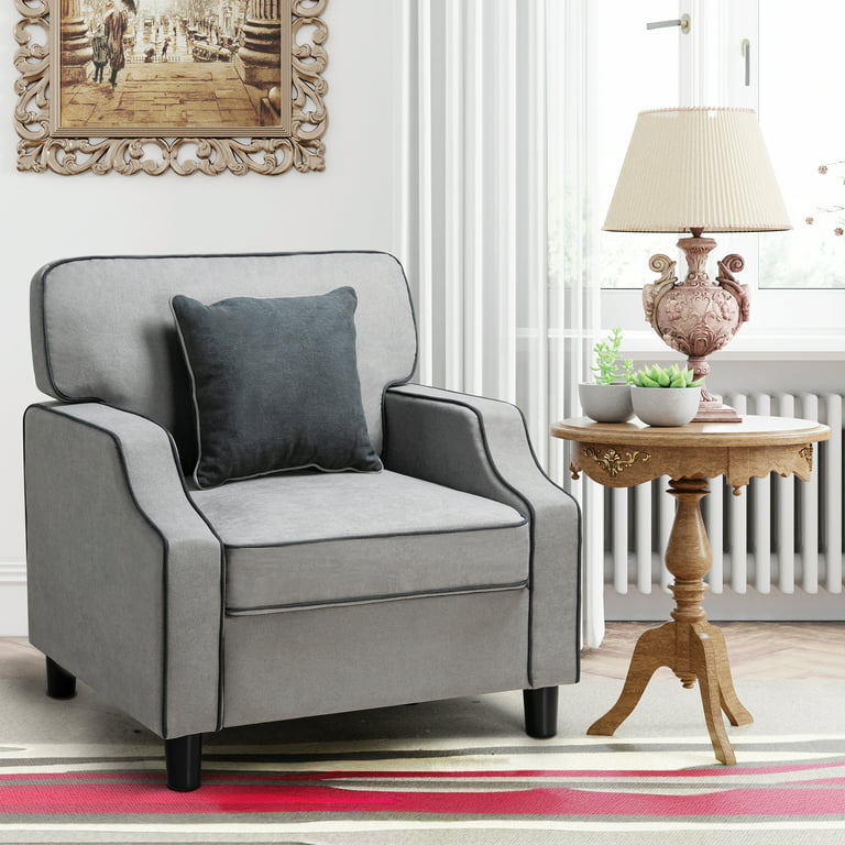 Modern Upholstered Arm Chair Sofa