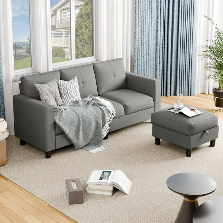 Small light gray sectional discount