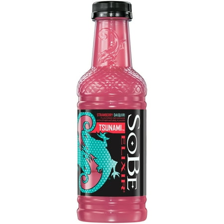 Sobe Elixir Strawberry Daiquiri Tsunami Juice Drink, 20 oz Bottle