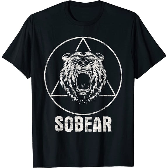 Sobear Anniversary Sober AA NA Recovery Sobriety T-Shirt