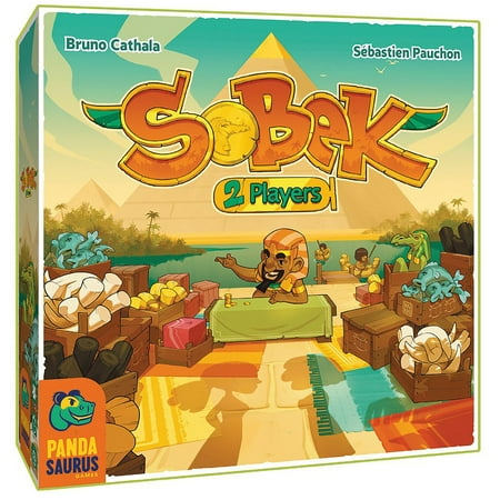 Sobek - A Competitive 2 Player Game - Strategy Board Game, Pandasaurus Games, Ages 10+, 20 Mins