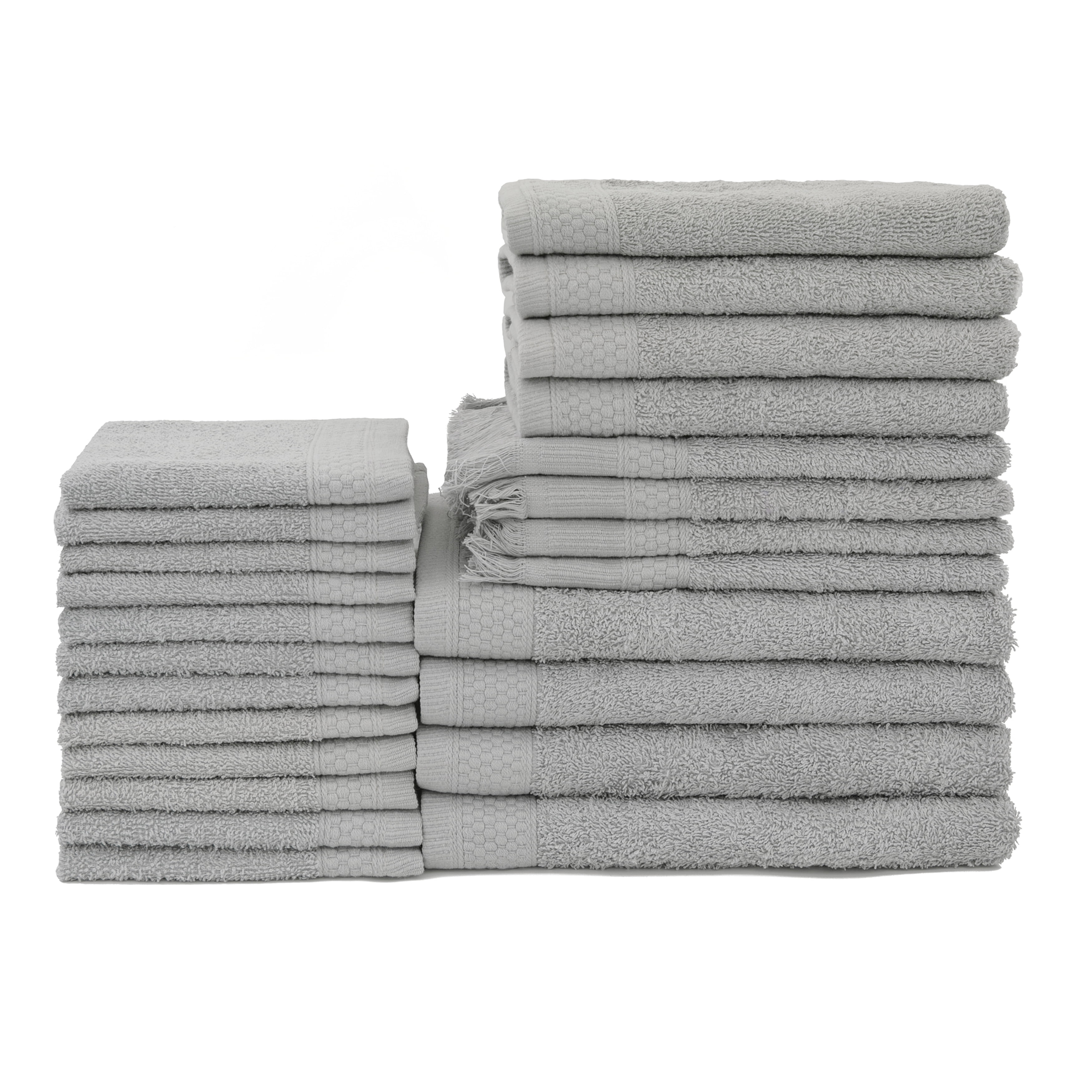 Baltic Linen 0353262430 100 Percent Cotton 12 Piece Luxury Towel Set - Espresso